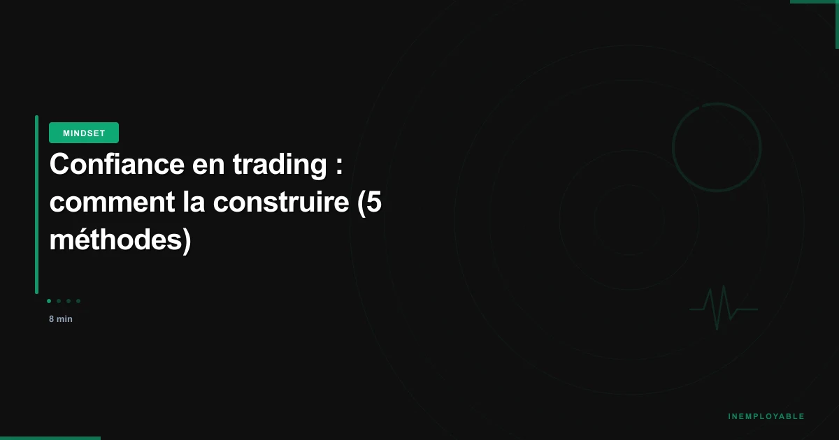 Trader confiant devant ses écrans