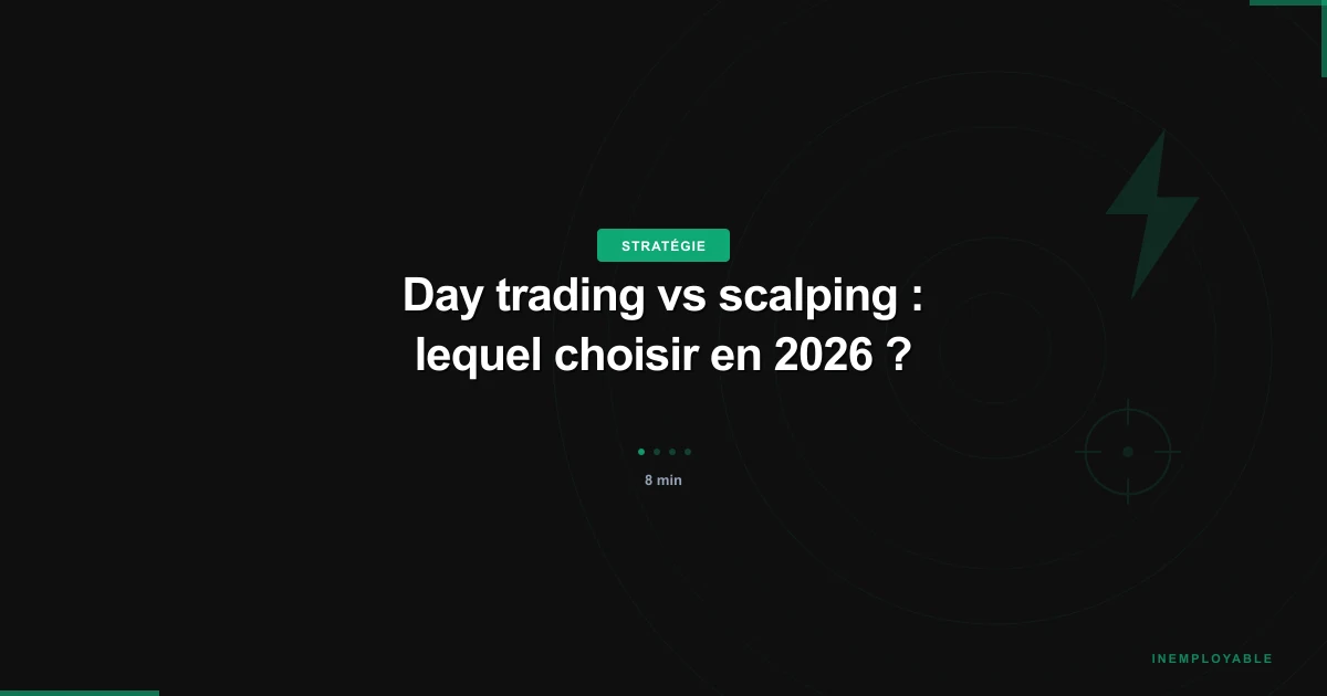 Comparaison day trading versus scalping
