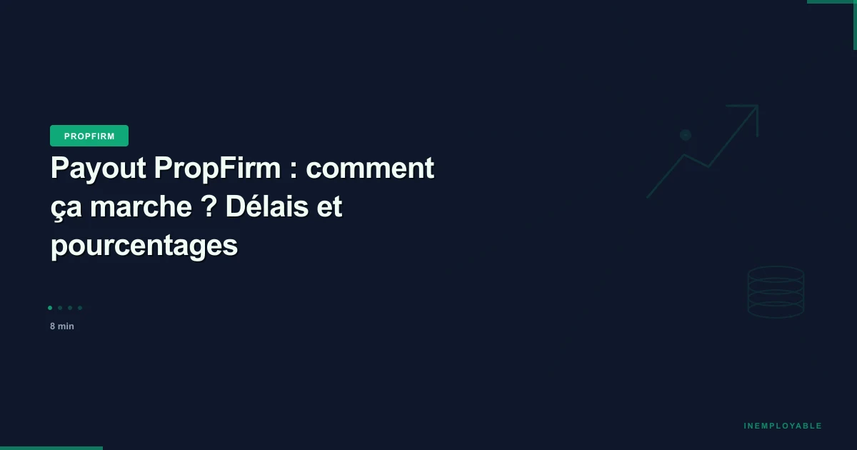 Retrait payout PropFirm sur compte bancaire