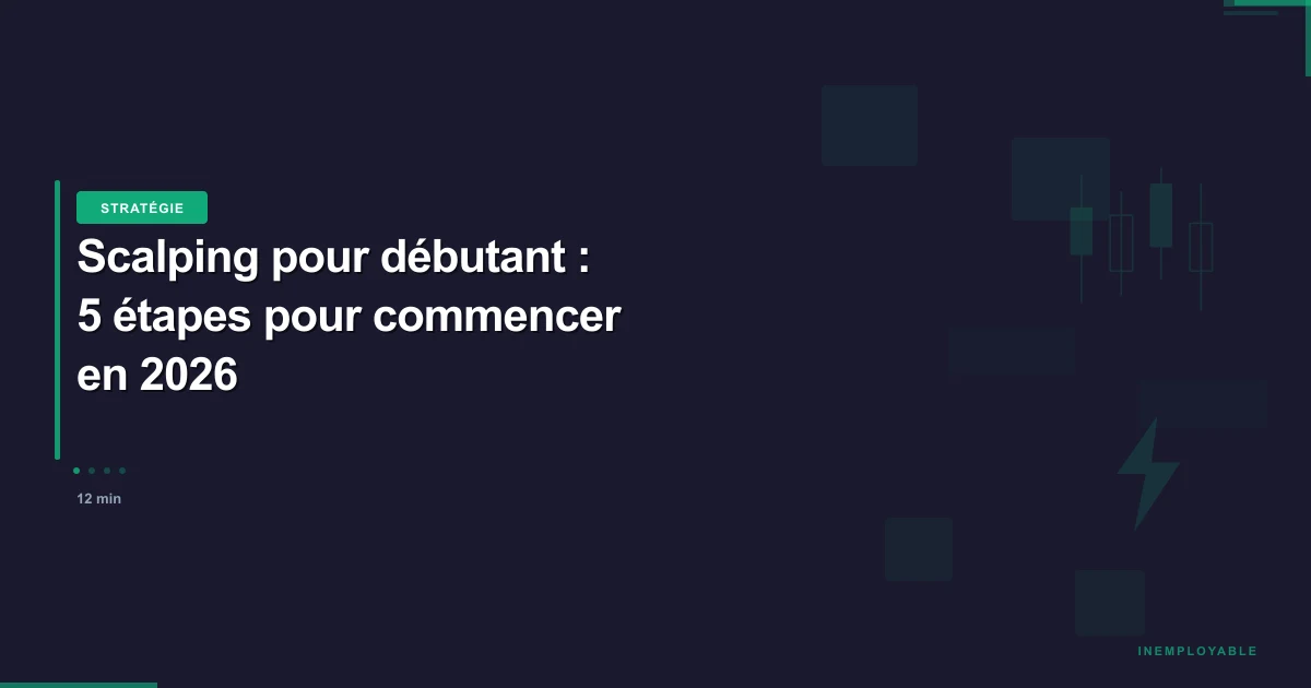 Débutant qui apprend le scalping trading